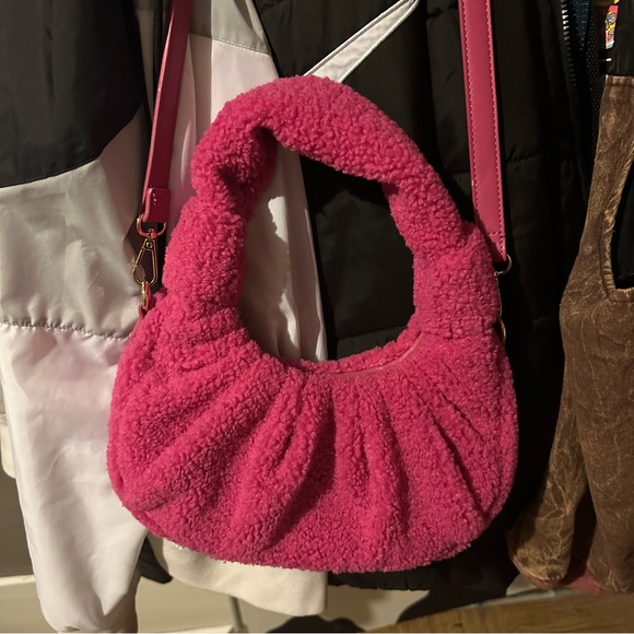 Fuzzy Pink Purse - Picture 2 of 6
